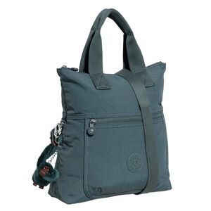 KIPLING Eleva Woven Nylon Convertible Shoulder Tote Bag w/ Crossbody Strap NWT